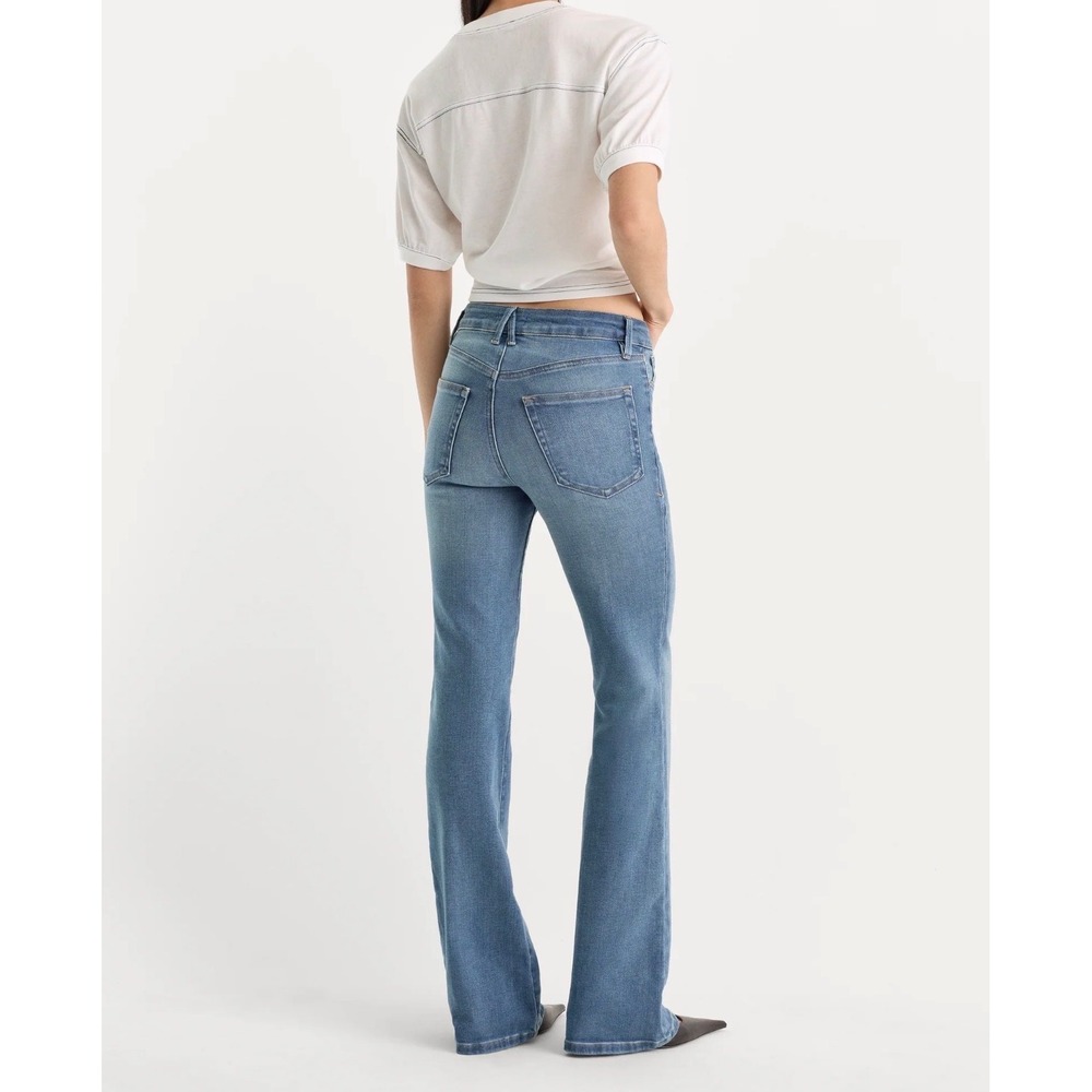 Good American Classic Bootcut High Rise Denim Jeans Medium Wash Size 4/27 - Picture 2 of 15